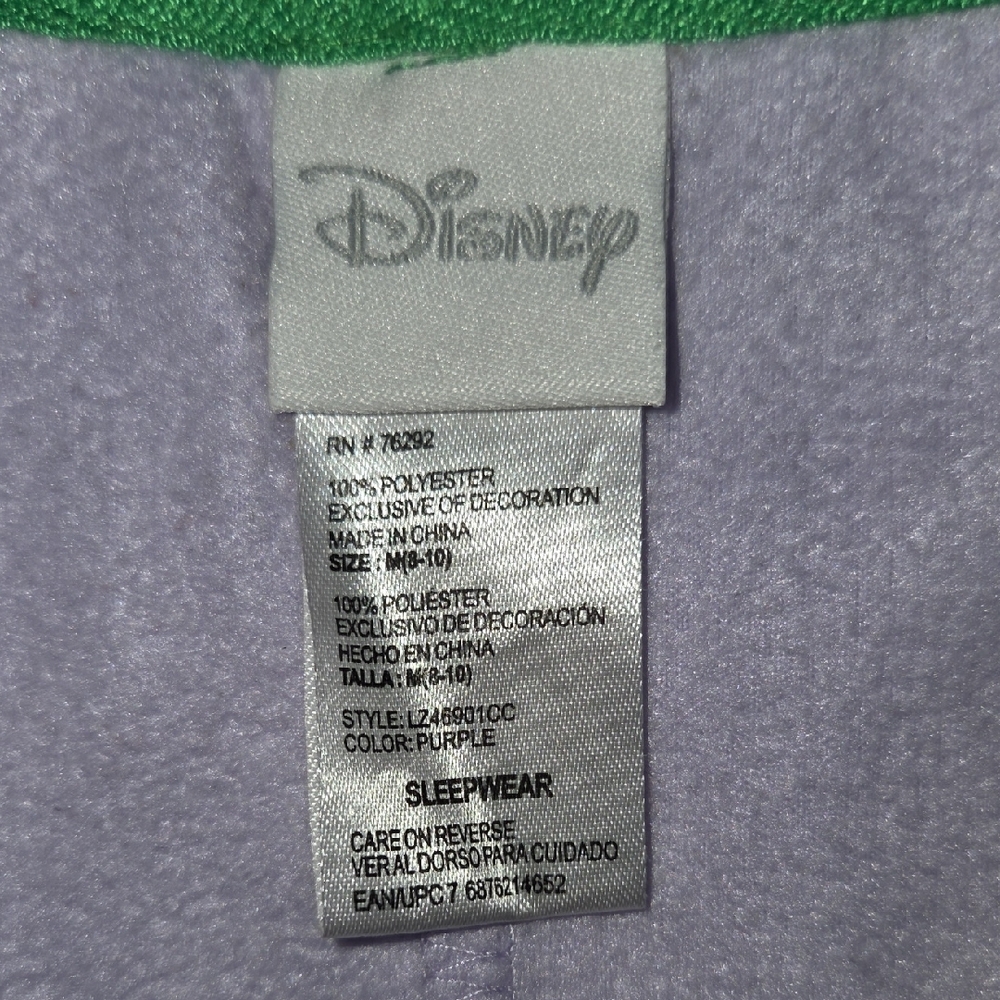 Disney Little Mermaid Costume with Purple and Green - Picture 10 of 11